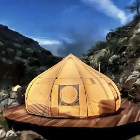 Paradise Ranch Inn - Abundance Tent Three Rivers Extérieur photo